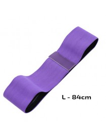 Bande Élastique Fitness en Tissu, Bande de Résistance violet Taille L